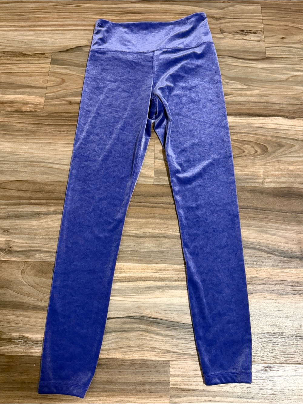 Athleta Elation Velvet Tight Leggings Ultra High-Rise Workout Purple Women S
